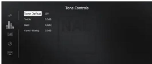 NAD M17 V2i - TONE CONTROLS (COMMANDES DE TONALITE) - 1