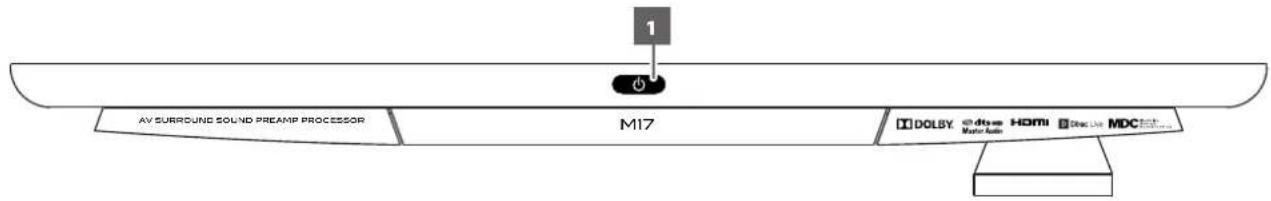 NAD M17 V2i - PANNEAU AVANT - 1