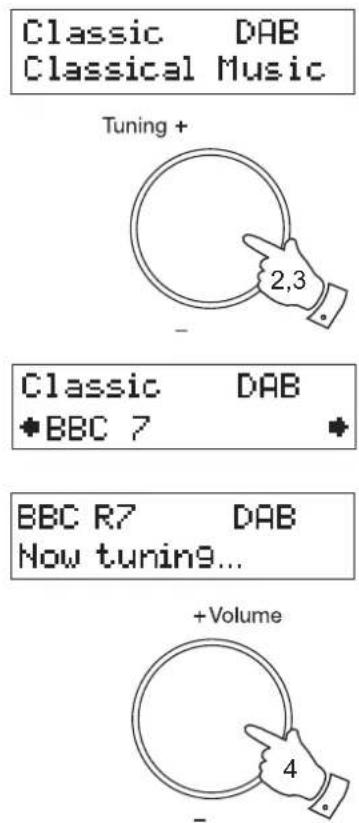 ROBERTS Expression - Selection d'une station - DAB - 1