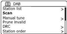 ROBERTS SB1 - Trouver de nouvelles stations de radio DAB - 6