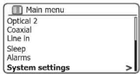 ROBERTS SB1 - Spcification de I'entree a utiliser pour l'audio du téléviseur - 2
