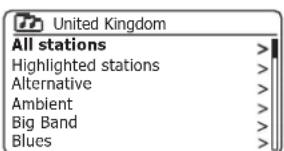 ROBERTS SB1 - Select d'une station de radio par emplacement - 8