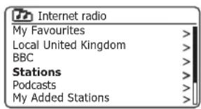 ROBERTS SB1 - Select d'une station de radio par emplacement - 4