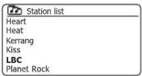 ROBERTS SB1 - Select d'une station de radio DAB - 4
