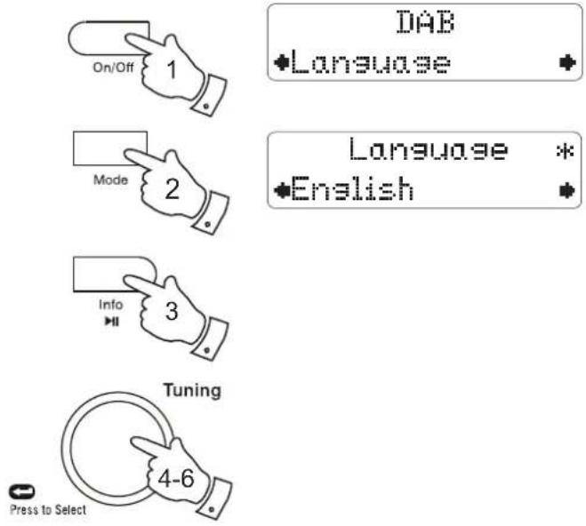 ROBERTS Revival Blutune - Fonction langue - 1