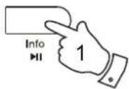 ROBERTS Revival Blutune - Affi chage de la force du signal - DAB - 1