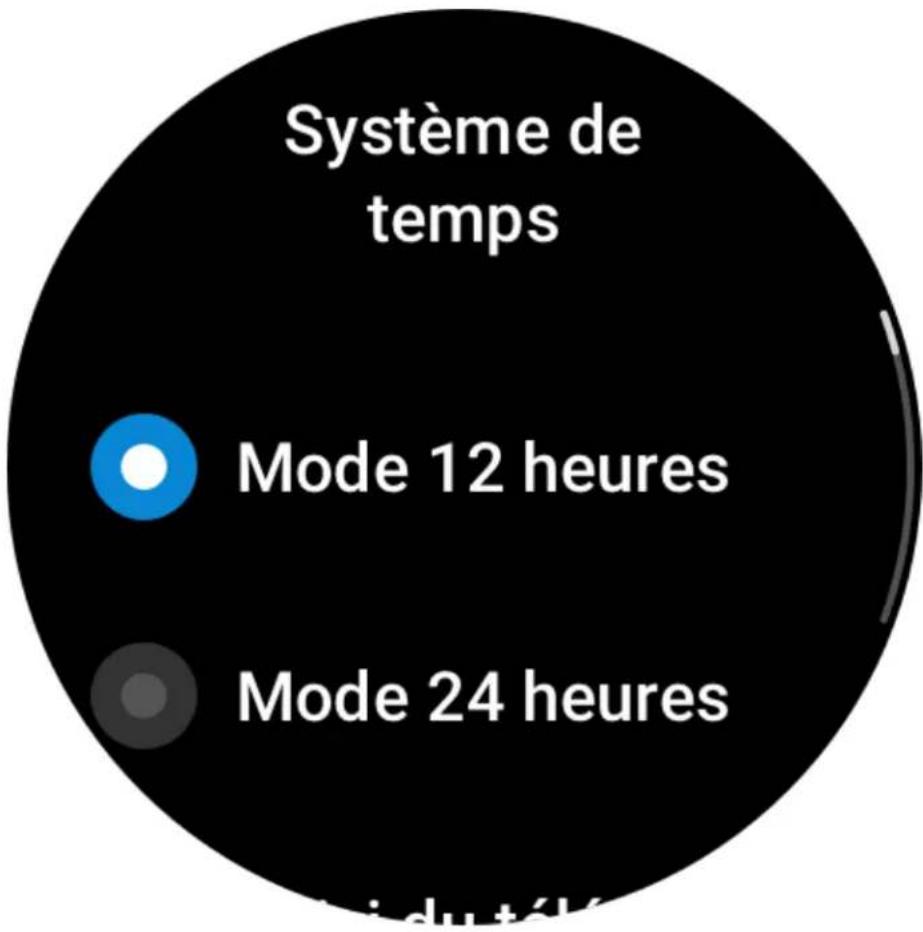 AMAZFIT GTR 3 - Format d'heure - 1