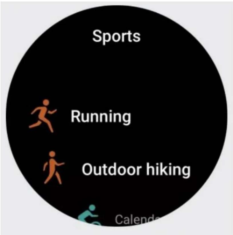AMAZFIT GTR 3 - Sélectionner un entraînement - 1