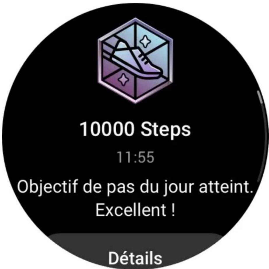 AMAZFIT GTR 3 - Notifications d'objectif - 1