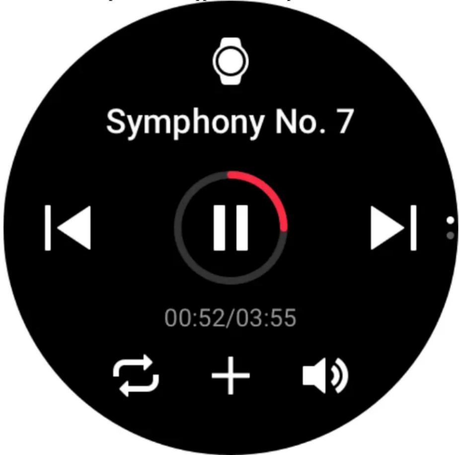 AMAZFIT GTR 3 - Télécommande musicale : - 1