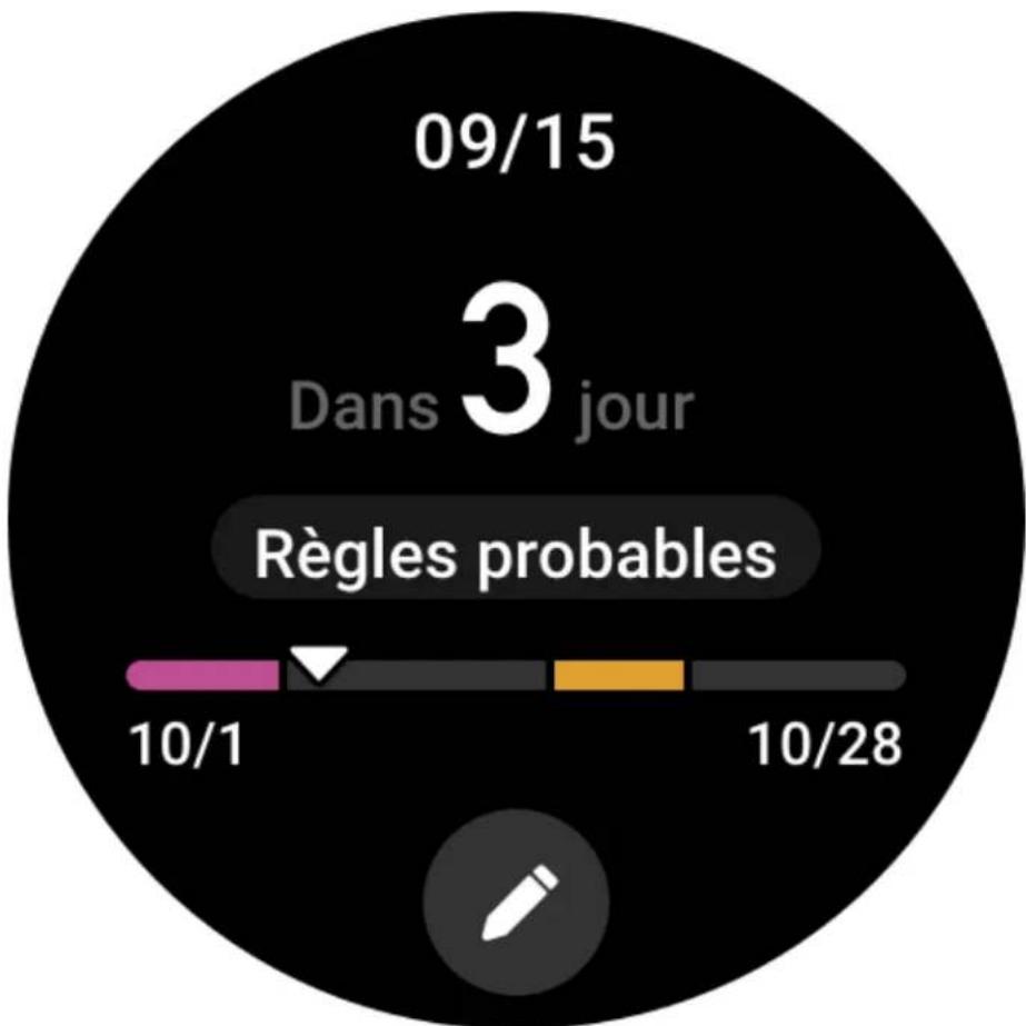 AMAZFIT GTR 3 - Suivi du cycle menstruel - 1