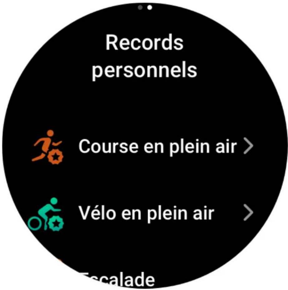 AMAZFIT GTR 3 - Données d'historique sur la montre - 2