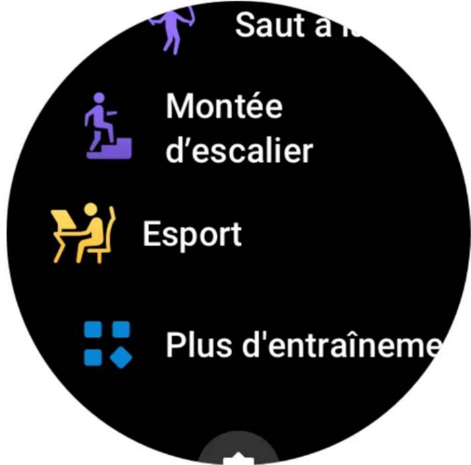 AMAZFIT GTR 3 Pro - Listed'entrainements - 2