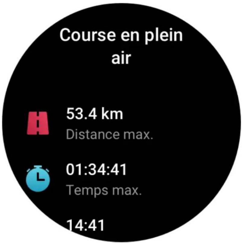 AMAZFIT GTR 3 Pro - Données d'historique sur la montre - 3