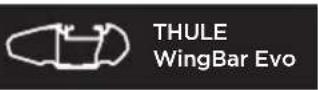 THULE Rapid Traverse - For WINGBAR EVO &amp; AEROBLADE: - 1