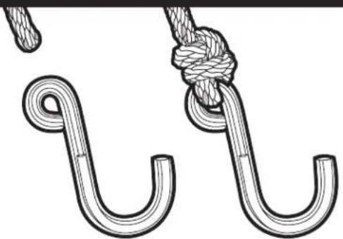 THULE Stacker 830 - BOW / STERN TIE DOWN / ARRIMAGE DE LA PROUE / POUPE / SUJECTION DE LA PROA/POPA - 1