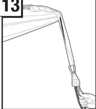 THULE Roll Model 884 - BOW / STERN TIE DOWN / ARRIMAGE DE LA PROUE / POUPE / SUJEccion DE LA PROA/POPA - 4