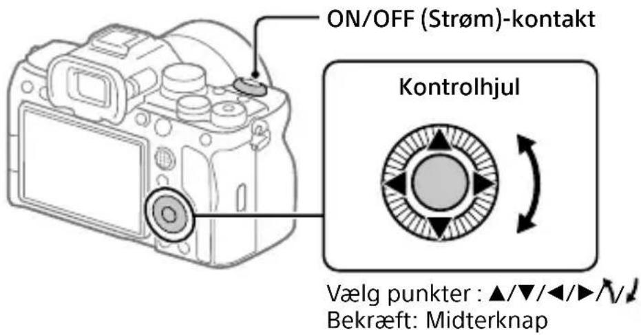 SONY Alpha A7 IV - Procedurer for den indledende kameraopsætning - 1