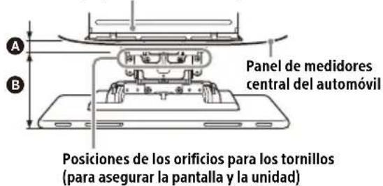 SONY XAV9500ES - Asegurar la ubicación de montaje de la unidad - 1