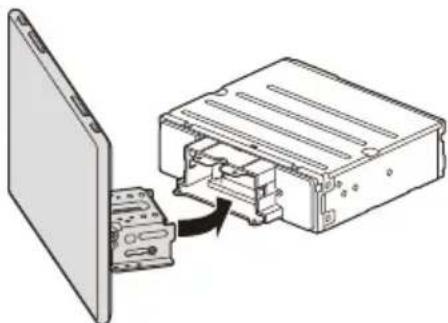 SONY XAV9500ES - ⑤ Attaching the display to the unit - 1