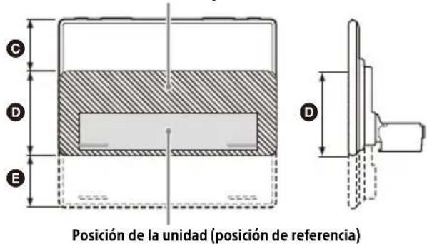 SONY XAV9500ES - Asegurar la ubicación de montaje de la unidad - 2