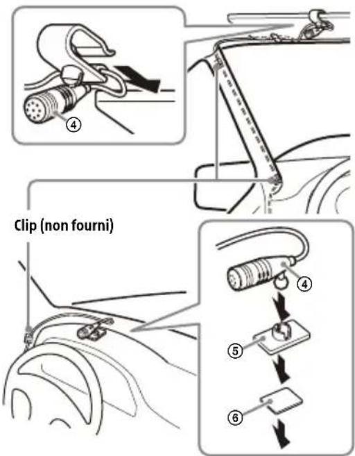 SONY XAV9500ES - Installation du microphone - 1