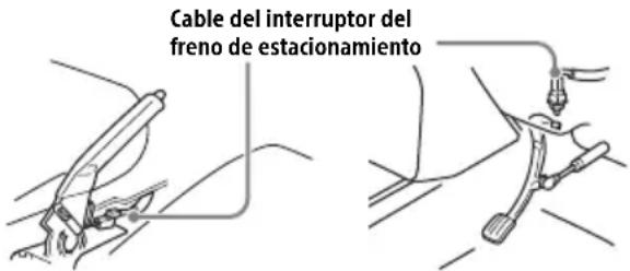 SONY XAVAX3200 - Al cable del interruptor del freno de estacionamento - 1