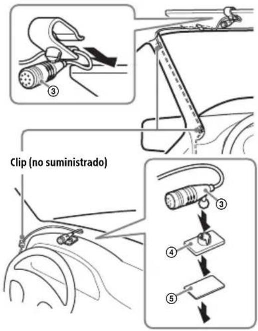 SONY XAVAX3200 - Instalación del micrófono - 1