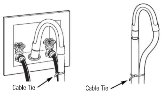GE Adora WHDVH626FGG - INSTALLING THE WASHER (cont.) - 1
