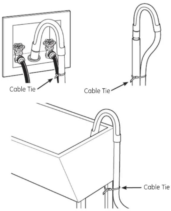GE GFWN1100DWW - INSTALLING THE WASHER (cont.) - 1