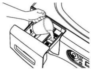 GE GFWN1100DWW - The Liquid Bleach Compartment - 1