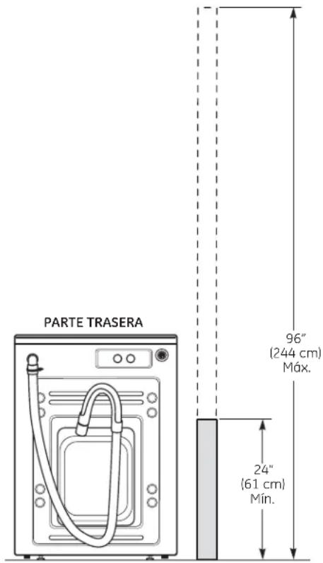 GE GFWN1100DWW - REQUISITOS DE DESAGÜE - 1