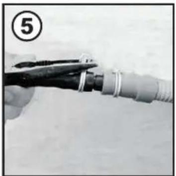 HOOVER NDP C10TCBERXS - Fit the hose as follows - 5