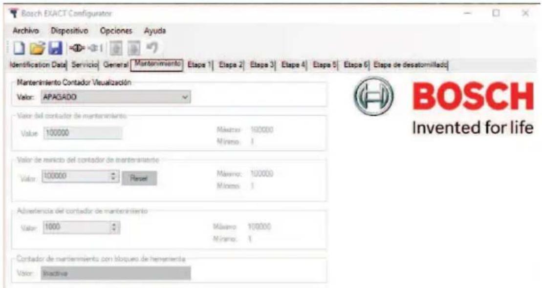 BOSCH EXACT Configurator - Ficha de registrar - Generalidades - 2