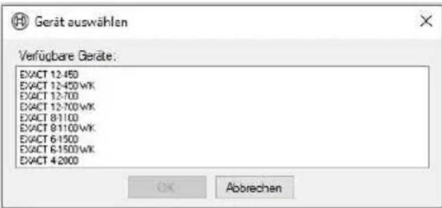 BOSCH EXACT Configurator - Zurücksetzen auf Werkseinstellungen - 1