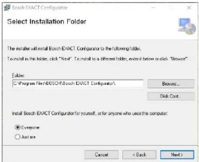 BOSCH EXACT Configurator - 安装软件 - 2