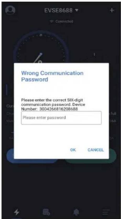 Telestar EC 311 S6 - Seite zur "Hinweis auf das Kommunikationspassword" - 2