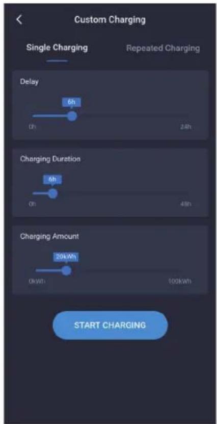 Telestar EC 311 S6 - Page «charge personnalisée - une seule charge - charge différée - 1