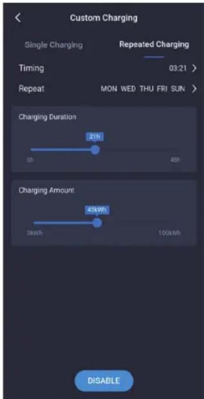 Telestar EC 311 S6 - Page «charge personnalisée - charge périodique - 2