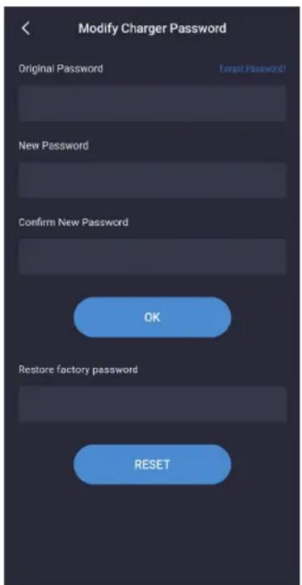 Telestar EC 311 S6 - Seite zur "Einstellungen des Systems-Allgemeine Einstellungen-Password für Ladogerätändern" - 1