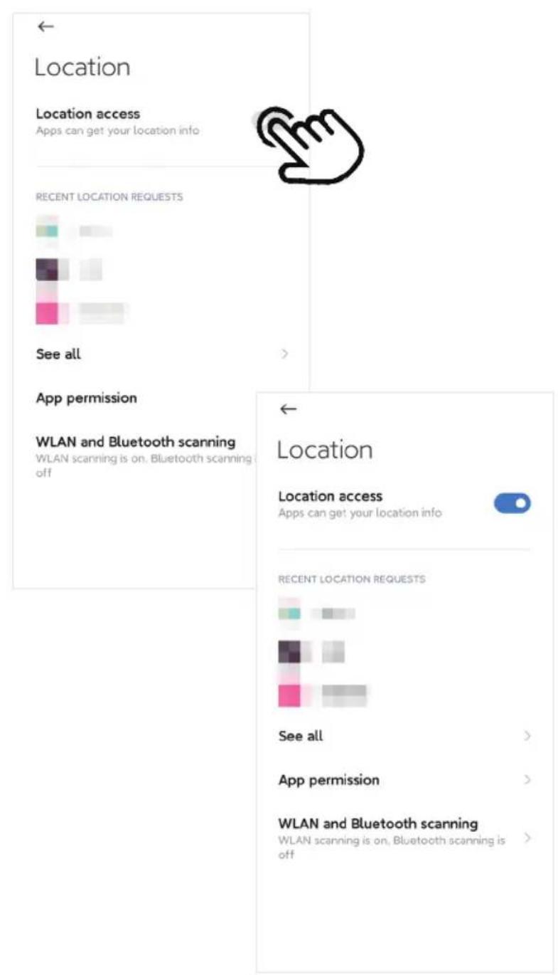 Telestar EC 311 S6 - Anleitung zum Oppen der Standort-Seite - 2