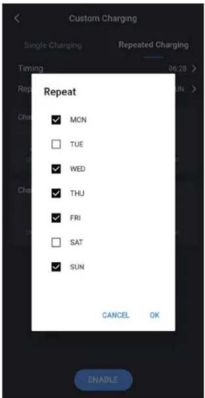 Telestar EC 311 S6 - Seite zur "Benutzerdefiniertes Aufladen--Regelmäßiges Laden" - 6