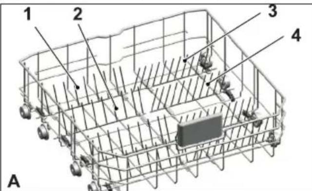 BLOMBERG DWT52800WIH - TIGES RÉTRACTABLES DU PANIER INFÉRIEUR - 1