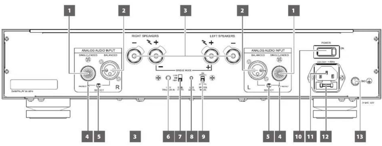 NAD М22 V2 - INDICATEUR D'ALIMENTATION (LOGO NAD) - 1