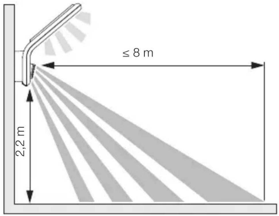 STEINEL XLED Slim S - Alcance - 1