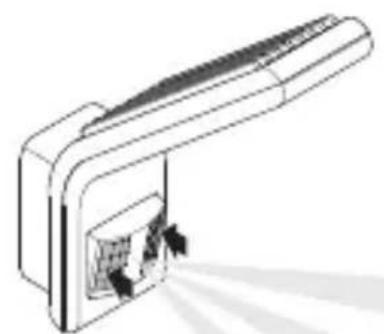 STEINEL XLED Slim S - Regulación del Campo de detectión - 2
