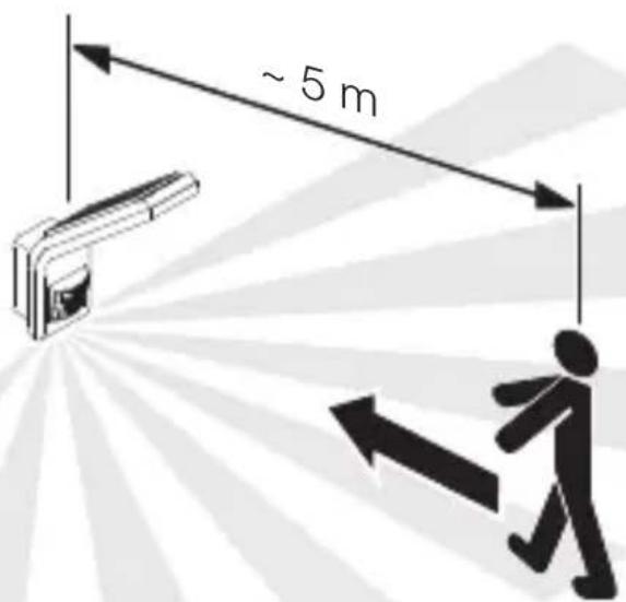 STEINEL XLED Slim S - Rækkevidde - 3