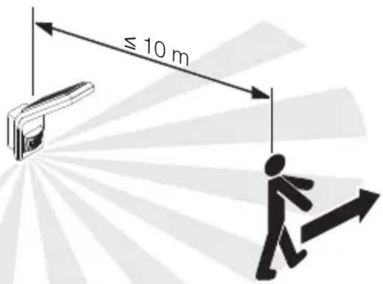 STEINEL XLED Slim S - Toimintaetäisyys - 2