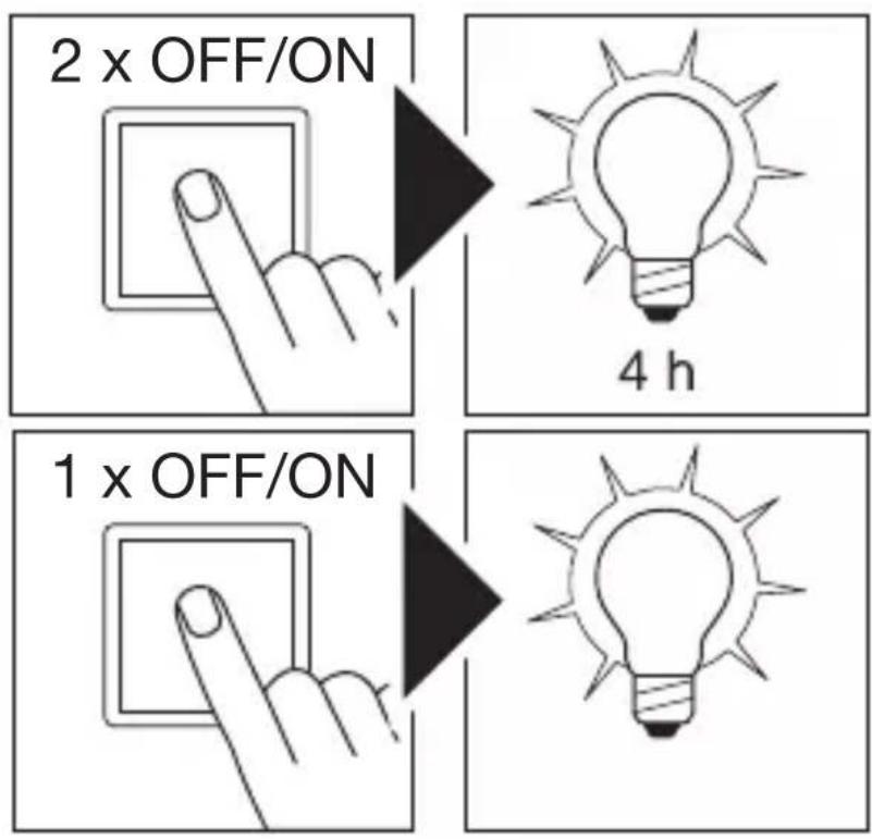 STEINEL XLED PRO ONE S - Regim de fonctionare cu lumină continua - 1