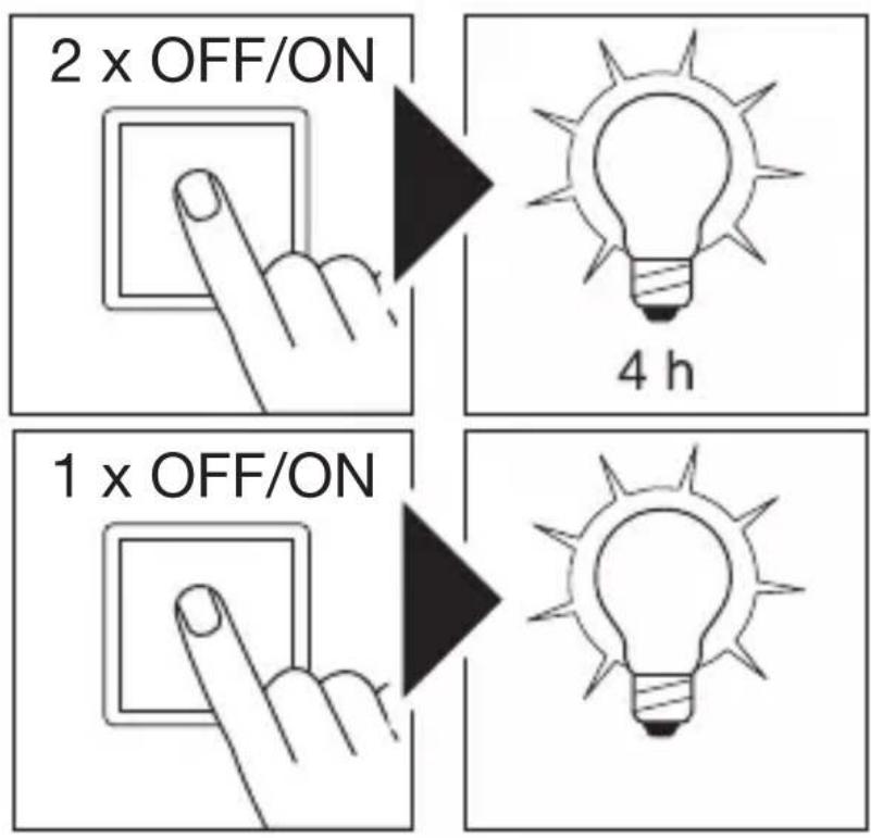 STEINEL XLED PRO ONE S - Funcimiento de luz permanente - 1